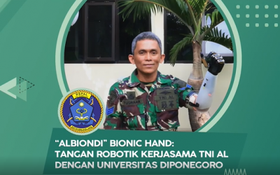 NAVY STAFF USING BIONIC HANDS UNDIP MECHANICAL ENGINEERING FINDINGS